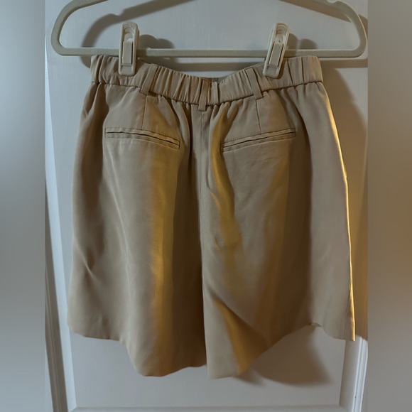 OPEN EDIT SOFT PLEATED SHORTS | TAN WHEY | SZ. SMALL - Picture 3 of 5